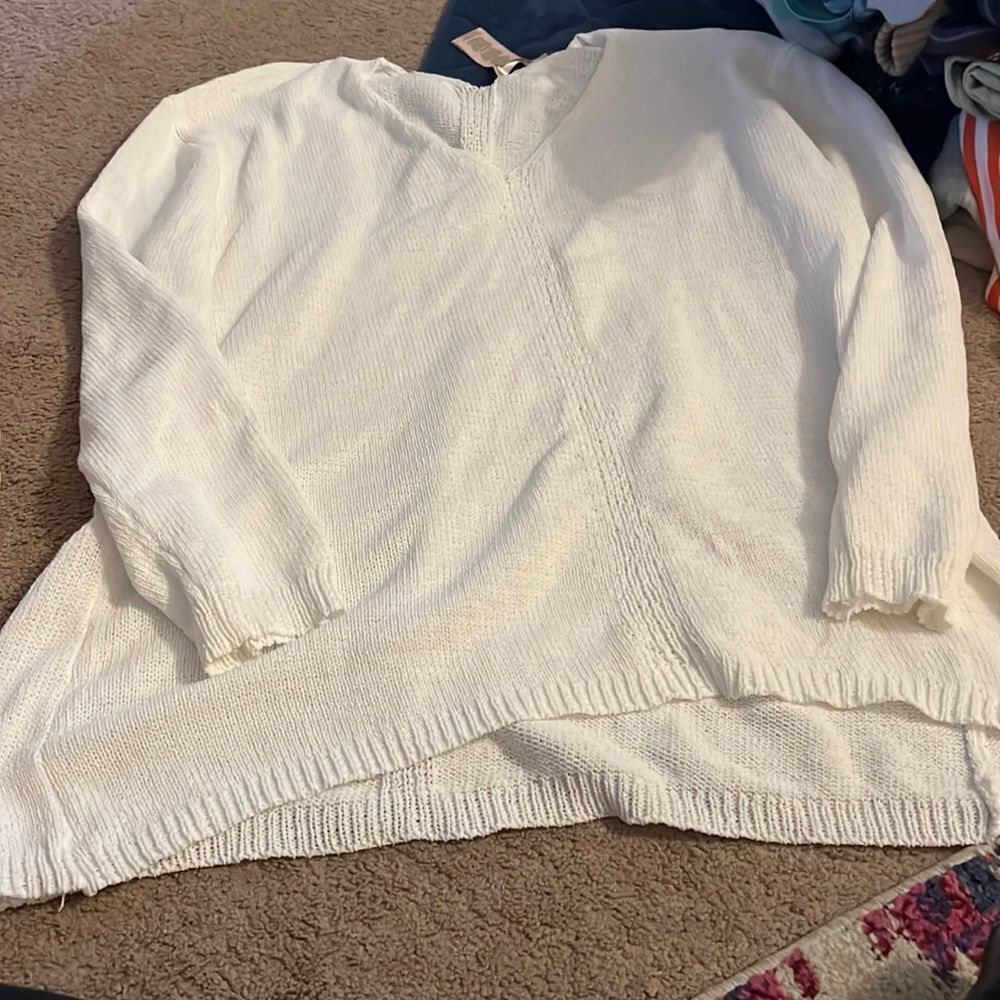 Philosophy xl white sweater